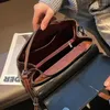 Abendtaschen Damen Lässige Handtasche Ölwachsleder Einzelne Umhängetasche Rindsleder Krokodilmuster Modische Umhängetaschen Vielseitig