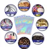 レーザー包装袋食品キャンディーホログラフィック虹色 1222393 を包装するための再密封可能な防臭ビニール袋