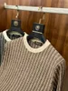 Mens Sweaters Winter loro piana Cashmere Blended Knitted Pullover Sweaters Blue Khaki