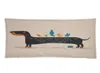 枕カバークリエイティブ漫画ダックスフンド濃厚なリネンコットンピローケース動物ソーセージ犬カバー3050cm9780768
