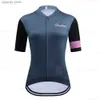 Herrt-tröjor cykeltröjor toppar kvinnorkläder Raudax 2024 Kort ärm Ropa Ciclismo Summer Jersey Triathlon Bike Uniform Kith24122