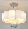 Luzes de teto Modern chinês lâmpada sala de estar lobby nuvem redonda tecido de quarto simples el criativo