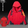 Men's Down Parkas 3 in1 Outdoor Twopieces Sets Waterproof Parka for Men''s Warm Winter Coat Set Camping Hiking Windproof Jackets 231108