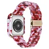 Para Apple Watch Ultra Series 8 7 6 5 4 SE Premium resina delgada funda protectora banda correa cubierta 41mm 44mm 45mm 49mm