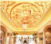 Wallpapers Wall Decoration Golden Dragon 3d Wallpaper Modern For Living Room Murals Ceiling Non Woven