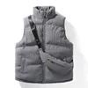 Gilet da uomo Gilet invernale coreano Moda Harajuku Gilet senza maniche da uomo Giacca calda e spessa con zaino Cappotti autunnali da uomo in velluto a coste 231108