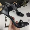 Designer Heels Women Sandals 10CM Tacchi a spillo Mule Sandales Party Dress Shoes Pelle verniciata Scarpe estive sexy