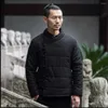 Heren Down M-3XL Winter Chinese stijl Chinese stijl Toezicht Katdelen Coats Men Mode Casual Buckle Coat Young Retro Dikke jas linnen kleding