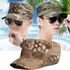 Radfahren Caps Masken Herren Mode Python Muster Camouflage Armee Hut Damen Taktische Training Angeln Jagd Wandern Sport Flache Baseball Kappe 231101