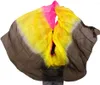 Stage Wear Arrivals Real Silk Belly Dancing Veil For Dancers Scarf Shawl Rose Yellow Black Colors 250/270 114 Cm Women