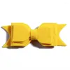 Hair Accessories 50PCS 9.2CM Layer Non-Woven Felt Bows With Clips For Boutique Fabric Bow Kids Headbands