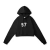 Nieuwe designer hoodies heren hoodie vrouw modetrend vrienden hoodie zwart en wit grijze print letter top droom hoodie