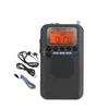 Freeshipping Portable Radio Aircraft Full Band Radio FM/AM/SW/CB/AIR/VHF Receiver World Band med LCD Display Alarm Clock AINXN