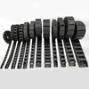 1m Black Plastic Drag Chain Cable Carrier for CNC Router Mill Cable Drag Chain