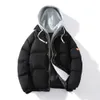 Parka da uomo in piumino KOODAO piumino corto invernale imbottito caldo cappotto con cappuccio moda casual poliestere per l'inverno nero/grigio/rosa/blu 231109