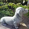 Tuindecoratie Teckel Standbeeld Decor Gedenkteken Hond Beeldjes Accessoires Outdoor Decoratie Grote Figuren