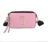 Retail Women Bags New 2023 Marc Contrast Color Small Square Bag Trend Letter Single Shoulder Messenger Bag