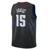 Tryckt Nikola Jokic Jamal Murray City Edition Basketball Jersey Aaron Gordon Michael Porter Jr.