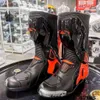 Stivali da ciclismo per moto Calzature BENKIA autentiche BENKIA Stivali da equitazione per moto Rally Scarpe da corsa cross country Scarpe da equitazione antiscivolo e antigoccia Dark Ni HBGF