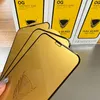 واقي الشاشة لـ Samsung Galaxy A05S A05 A15 A25 A35 A55 A04 A14 A24 A34 A54 A03 A13 A23 A33 A53 A73 Golden Armor Og Glue Glue Cover Cover Full Glue Cover Full