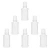 Badaccessoire Set 6 stks draagbare plastic platte fles subpakken mondwater mondelinge reiniger