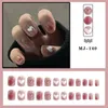 False Nails Manicure Short Style Heart Smudge Wear Fake Nail Accessories Glue And Tools Accessory Realistic