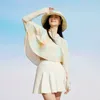 Jaquetas femininas BOSIDENG Casaco de proteção solar com capuz Mulheres Verão Desgaste B30525052