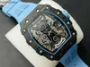 Mechanisch horloge RicharsMiers Zwitsers horloge ZF Factory Tourbillon Automatisch uurwerk designer heren polshorloges RM5301 Real Tourbillon JSML volledig beweging YL9LT