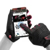 Luvas de ciclismo ROCKBROS Touch Screen Homens Luvas de ciclismo outono inverno à prova de vento bicicleta luvas GEL Pad à prova de choque luvas de dedo completo 231109