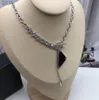 Collier triangle inversé unisexe collier de créateur de mode diamants en acier inoxydable bijoux accessoires hommes femmes Hip-Hop tous les jours colliers de loisirs
