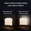 Nachtlichter Toast Brot LED Sensor USB wiederaufladbarer Handyhalter Cartoon Silikon Schlafzimmer Desktop Decor Lampe Geschenke