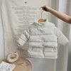 Vestes d'hiver chaud vers le bas veste 2 pièces garçons filles épais coton manteau gilet enfants vêtements 2-6 ans mode enfants Snowsuit vêtements d'extérieur