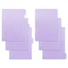 PCS Separator Page Divider Löstblad Markörer Dividing Line Notebook Tab Colored Binder PP Index Estetiska flikar A4