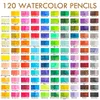 Crayon 72/120 couleur Crayon De charbon De bois soluble dans l'eau ensemble De Crayons De couleur Lapices De Colores Dibujo Profesionales papeterie Crayons pour enfants 231108