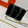 디자이너 가방 여성용 나일론 가방 고급 디자이너 여성 편지 아프로디테 호보 어깨 가방 체인 지갑 지갑.