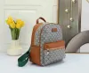 Luxe designer tas Leren rugzak luxe schooltas Groen Rood Web Strepen Designer Rugzakken Logo Patroon Cross Body Handtas Schouder Bri