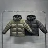 Herrar ner parkas barn huva fourrure manteau flickor kläder set barn pojkar mode ytterkläder kläder vinter barn tjock varm päls