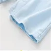 Coton enfants Vêtements Ensembles Nouveau-né Bébé Barboteuses Filles Garçon À Manches Courtes Vêtements Designer Marque Lettre Imprimer Infantile Barboteuse Enfants Pyjamas