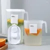 Vattenflaskor täckt kanna iste stor kapacitet kall 1.8L / 2.5L fruktdryck dispenser behållare för juice