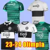 23 24 Club Olimpia 120 Anos voetbalshirts 2023 2024 Asuncion Paraguay league D.GONZALEZ A.SILVA N.CAMACHO F.CARDOZO Diego Duarte PERALTA heren R.ORTIZ voetbalshirt