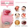 Ansiktsvårdsenheter Uppgradering 2 I 1 Ice Roller för Face Gua Sha Roller Puffiness Relief Massage Skin Care Beauty Treating Tool Face Massager 231108