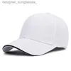 Chapeaux à bord avare Rayures à bord Ajustable Shade Outdoor Baseball C Couleur unie Protection solaire Été Hommes Papa Chapeau Peaked C golf cL231109