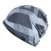 Bérets Chapeau élastique Motif géométrique Élégant Unisexe Hiver Imprimer Hippie Baggy Cap pour Femmes Hommes Chaud