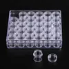 Jewelry Boxes 30pcs Clear Plastic Bottle Set Individual fit DIY Handmade Manicure Jewelry Making Findings Storage Case Organise Packing Q231109