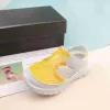 Hotsell Kids Slipper Slippers Designer Peuters Sandalen baby Jongens Meisjes Strand Schoenen Zuigelingen Baby Casual citroengeel Zomer peuter Jeugd Fl