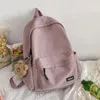 Backpack Junior High School Kobieta stała kolor prosty harajuku ulzzang college Student