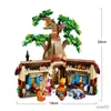 Blocks Aoger The Tree House Blocks DIY Building Blocks Cartoon 3d Model Toys Kids Birthday Gift R231109