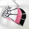 Beanie/Skull Caps 2023 New Knitted Beanies Hat Cartoon Spider Embroidered Winter Hats Knitted Bonnet Cap soft Woolen Beanies for Women Cap Y2k YQ231108