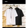 Men's T Shirts FEGKZLI 2023 Cotton Linen Short Sleeve T-shirt Round Neck Loose Fashion Polka Dot Breathable Summer Y2k Top