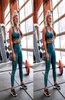 Womens Yoga Fitness Set With Leggings Sporty Gym Fitness Clothing For Women  From K9hz, $25.72